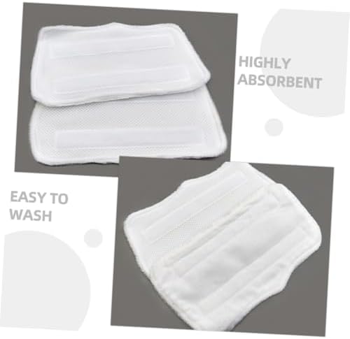 3pcs Washable Microfiber Steam Mop Pads for Shark Compatible