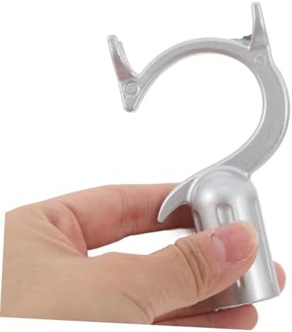 4Pcs Aluminum Alloy Mop Pole Hook Replacement for Enhanced Cleaning