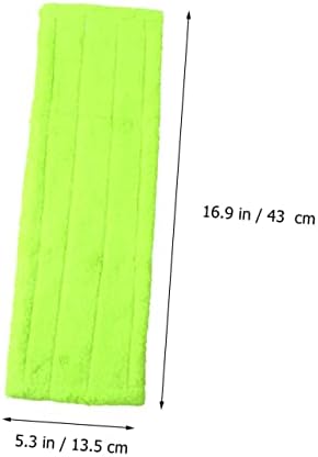 CALLARON Coral Velvet Microfiber Mop Head Refill Pads 2-Pack