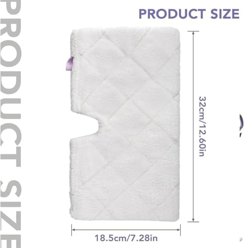 Sgizoku Steam Mop Pads 12Pack Microfiber Replacement for Shark