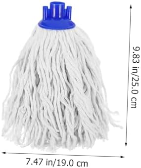 3Pcs Washable Mop Head Replacement Durable Yarn Mop Refill for Efficient Cleaning