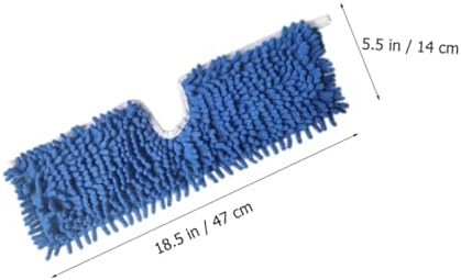 2pcs Chenille Mop Pads Refill Ultra-Fine Microfiber Replacement Heads