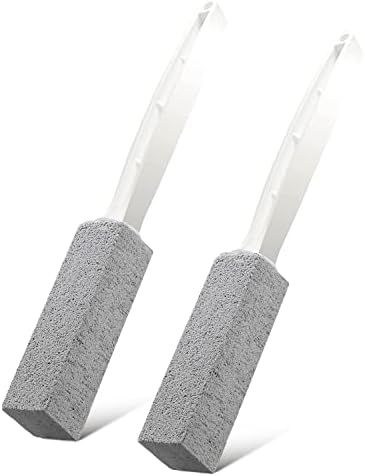 Kadden 2 Pack Toilet Cleaner with Handle and Pumice Stone
