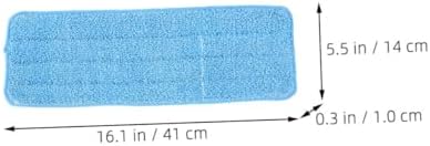 4Pcs Flat Mop Pads Replacement for Wet Dry Floor Cleaning 1