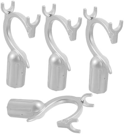 4Pcs Aluminum Alloy Mop Pole Hook Replacement for Enhanced Cleaning