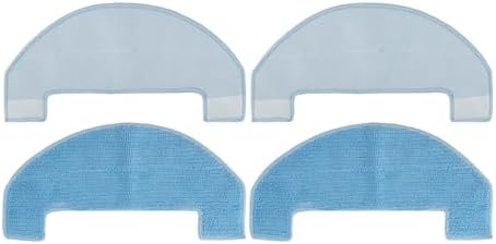 CRIDENG Mop Cloth Kit for Mova E10 4pcs Microfiber Washable Replacement Pads