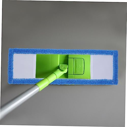 2Pcs Coral Fleece Mop Pads Reusable Replacement Heads