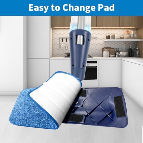 AmaVins 6 Pack Reusable Coral Fleece Mop Pads 1