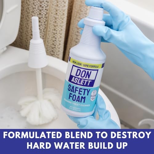 Don Aslett Toilet Bowl Cleaner Set with Foam and Mop