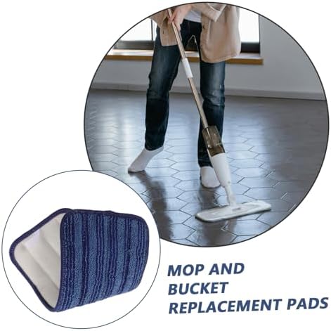CALLARON Reusable Microfiber Mop Pads - Dry and Wet Cleaning