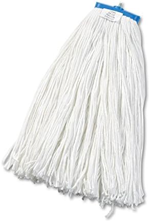 Boardwalk BWK724RCT 24 oz Cut-End Rayon Wet Mop Head - White 12Carton