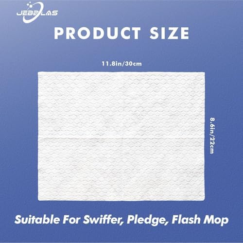 JEBBLAS Disposable Mop Refills 120 Count
