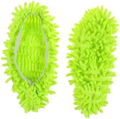 CALLARON Mop Caps Chenille Dust Mop Slippers 4 Pcs 1