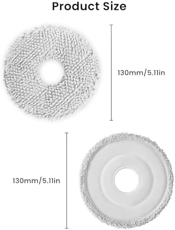 Rrochio Replacement Mop Pads for Dreame Vacuums