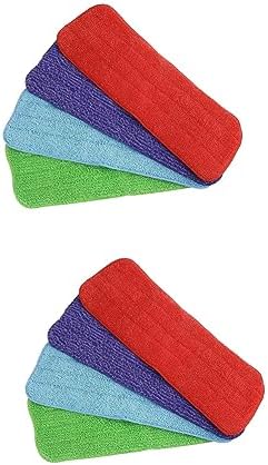 8pcs Microfiber Mop Cloth Replacement Kit for Home Cleaning