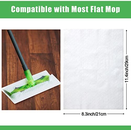 Zubebe 600 Pcs Disposable Dry Mop Refills