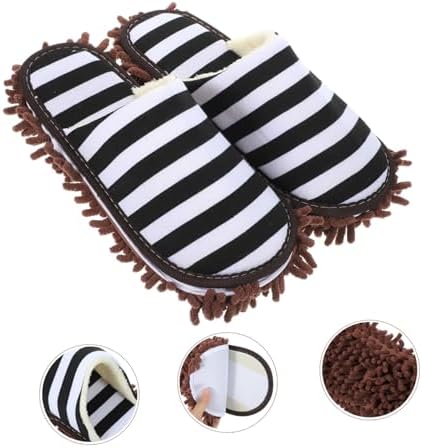 Ipetboom Washable Dust Mop Slippers for Easy Cleaning