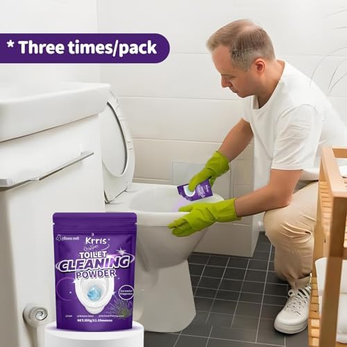 Krris Foaming Toilet Cleaner Powder 4-Pack