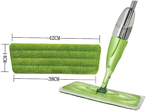 PACKOVE 3Pcs Spray Mop Cloth Replacement Durable Microfiber Mop Heads Red Blue Green