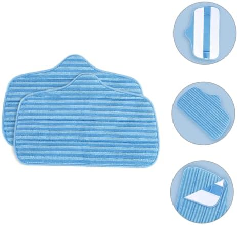 2PCS Fiber Mop Replacement Pads for Hardwood Floors
