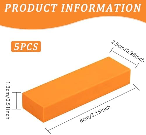 Stainless Steel Scratch Remover 5PCS Reusable Rubber Rust Eraser