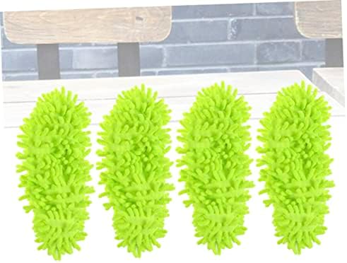 CALLARON Mop Caps Chenille Dust Mop Slippers 4 Pcs 1
