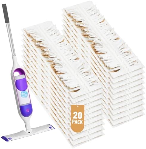 20 Pack Swiffer Mop Pads - Disposable Refills for Power Mop
