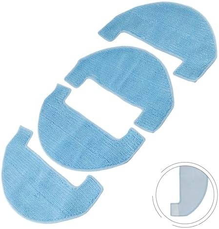 CRIDENG Mop Cloth Kit for Mova E10 4pcs Microfiber Washable Replacement Pads