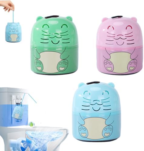 HOAIME Toilet Cleaner Deodorizer 3 Pcs Magic Bottle