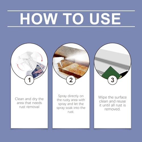 Heavy-Duty Metal Rust Remover 2pcs 1