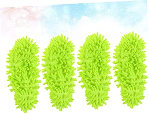 CALLARON Mop Caps Chenille Dust Mop Slippers 4 Pcs 1
