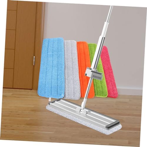 4pcs Reusable Fiber Cloth Mop Pads for Home and Commercial Use