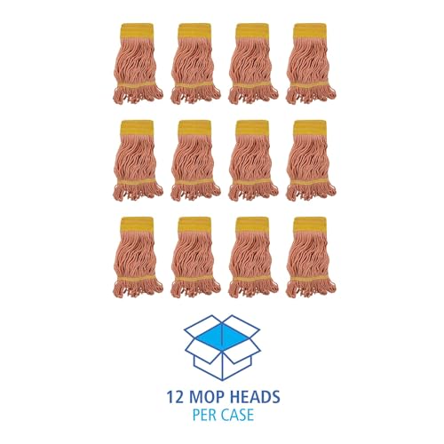 Boardwalk Super Loop Wet Mop Head - 5 Headband Orange 12Carton
