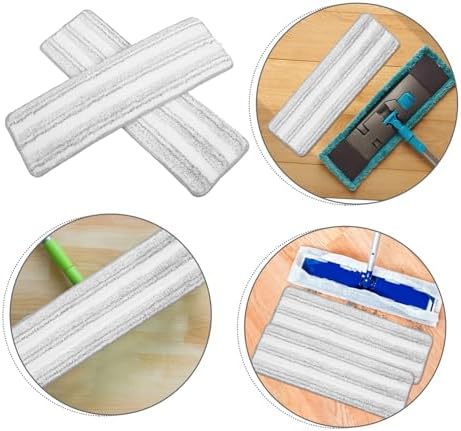 2pcs Reusable Flat Mop Refill Pads for Hardwood and Tile Floors