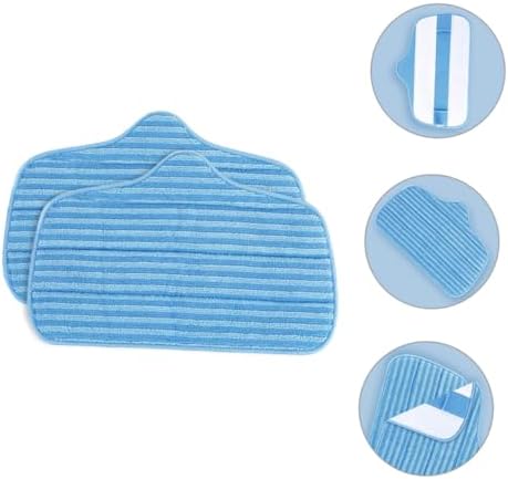 2pcs Microfiber Mop Pads for Efficient Floor Cleaning