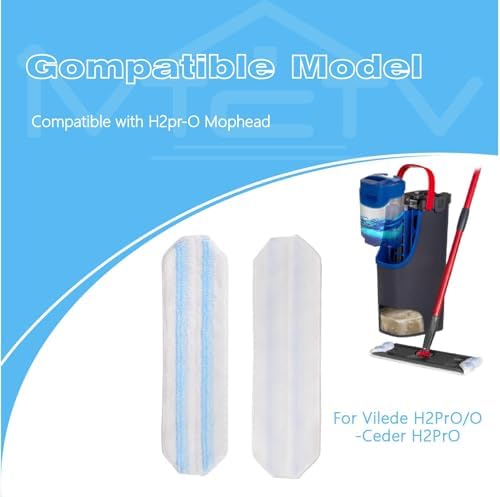 5-Pack O-Cedar H2Pro Replacement Mop Pads - Ultra-Dense Microfiber