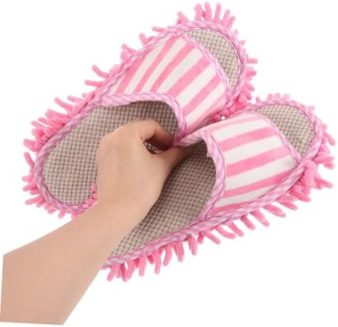 Minkissy 1 Pair Mop Slippers for Women