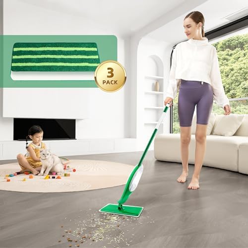 3 Pack Microfiber Mop Refills for Libman Freedom Spray Mop