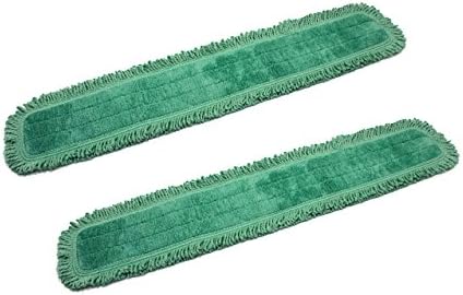 Real Clean 48 Inch Green Fringe Replacement Mop Pads 1