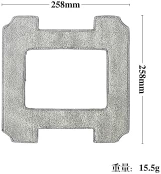 Vamarads Mop Cloths for Ecovacs WINBOT W1 W1 PRO 4PC Replacement