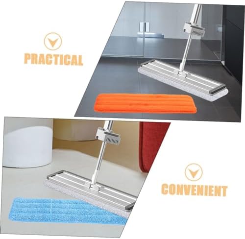 4Pcs Flat Mop Pads Replacement for Wet Dry Floor Cleaning 1