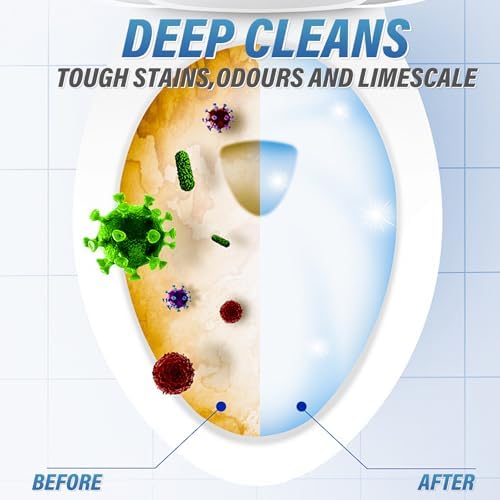 ALBRAZ Splash Toilet Cleaner - Automatic Foam Deep Cleaning