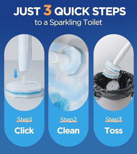 Caspeak 64-Count Toilet Wand Refills with Fresh Fragrance