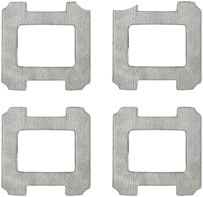 Vamarads Mop Cloths for Ecovacs WINBOT W1 W1 PRO 4PC Replacement