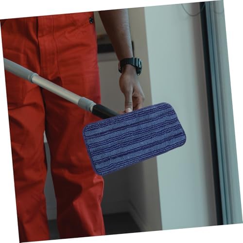 PACKOVE Reusable Microfiber Mop Pads for Wet Dry Floor Cleaning