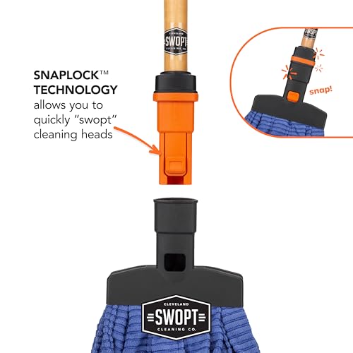 SWOPT Microfiber Wet Mop With 60 Handle