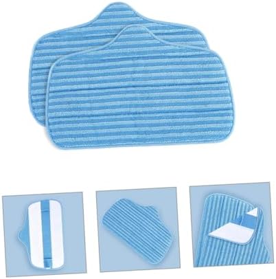 2PCS Fiber Mop Replacement Pads for Hardwood Floors
