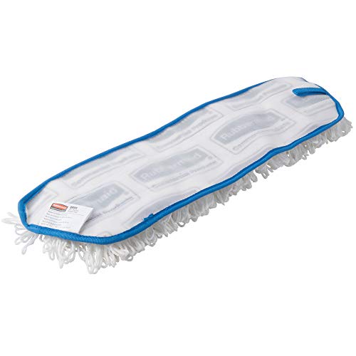 Rubbermaid Flow Flat Mop Head Nylon White Pack of 2