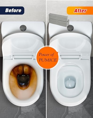 MARYTON Pumice Stick for Toilet and Bathroom Cleaning 8 Count