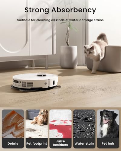 Rrochio Replacement Mop Pads for Dreame Vacuums